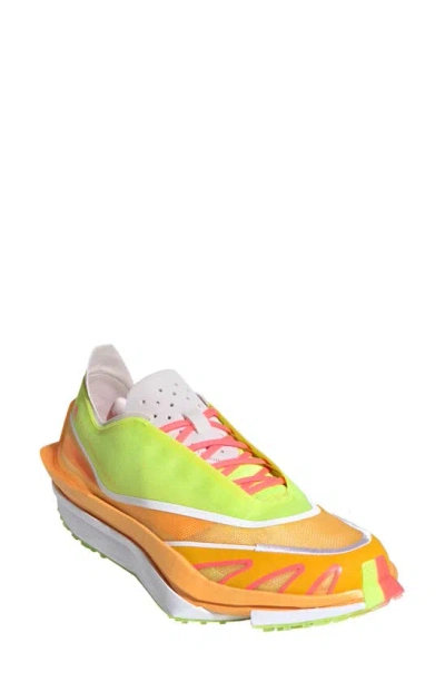 Adidas By Stella Mccartney Earthlight Pro Running Shoe In Signal Green/orange/ White