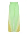 Adidas By Stella Mccartney Truelife Woven Trackpants In Green