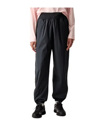 Adidas By Stella Mccartney Logo-print Elasticated-cuff Track Pants In Black