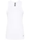 Adidas By Stella Mccartney Ribbed Tank Top In White