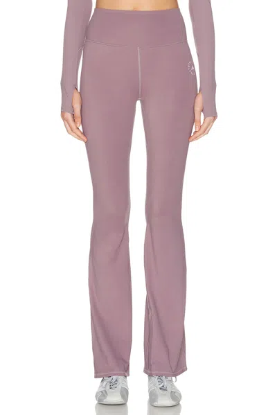 Adidas By Stella Mccartney Flare Leg Legging In Purple