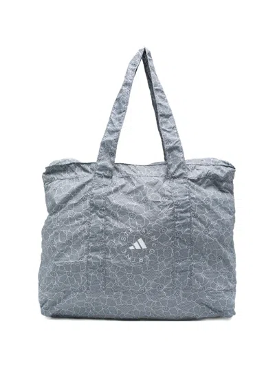 Adidas By Stella Mccartney Floral Packable Shoulder Bag In Red