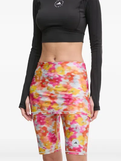 ADIDAS BY STELLA MCCARTNEY FLORAL-PRINT SHORTS
