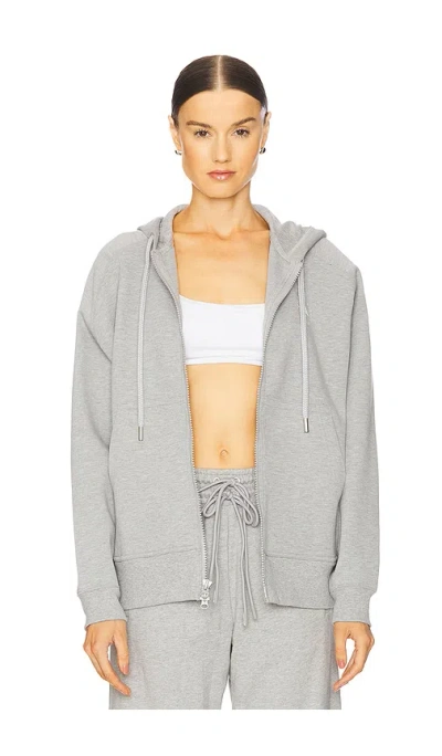 Adidas By Stella Mccartney Full Zip Hoodie In Grey