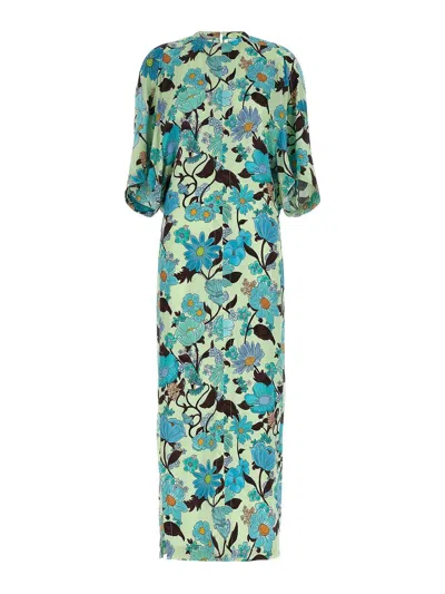 Adidas By Stella Mccartney Garden Print Dress In Multicolour