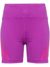 Adidas By Stella Mccartney Truepace Running Short Leggings In Purple