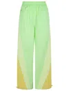 Adidas By Stella Mccartney Truelife Woven Trackpants In Green
