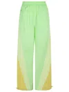 Shop Adidas By Stella Mccartney Green Polyester Pants