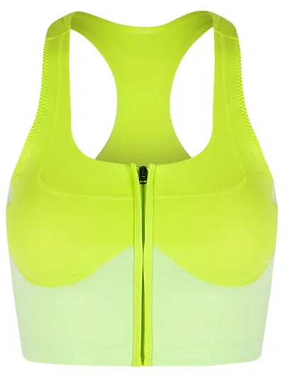 ADIDAS BY STELLA MCCARTNEY ADIDAS BY STELLA MCCARTNEY GREEN POLYESTER TOP