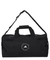Adidas By Stella Mccartney Belt Bag Adjustable Strap Front Pocket Mesh Panels In Black