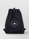 Adidas By Stella Mccartney Gymsack Backpack With Adjustable Straps And Side Zipper Pocket
