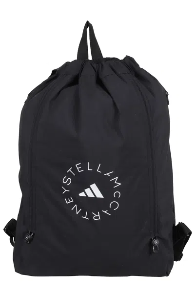 Adidas By Stella Mccartney Gymsack In Black