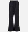 Adidas By Stella Mccartney High-rise French Terry Sweatpants In Black
