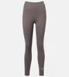 Adidas By Stella Mccartney High-rise Leggings In Gray
