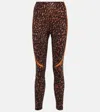 Adidas By Stella Mccartney High-rise Printed Leggings