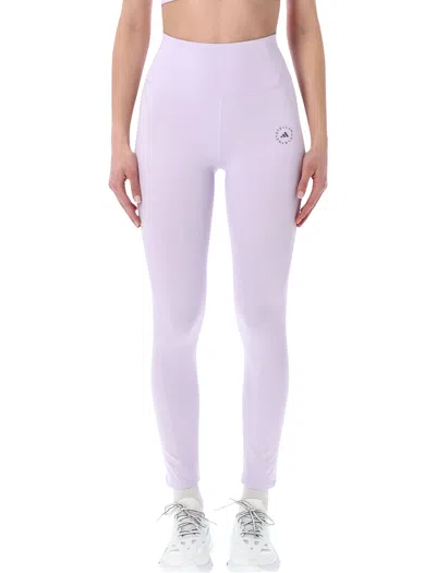 Adidas By Stella Mccartney High-rise 7/8 Yoga Leggings In Lillac