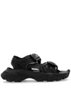 Adidas By Stella Mccartney Hika Sandals With Logo In Black