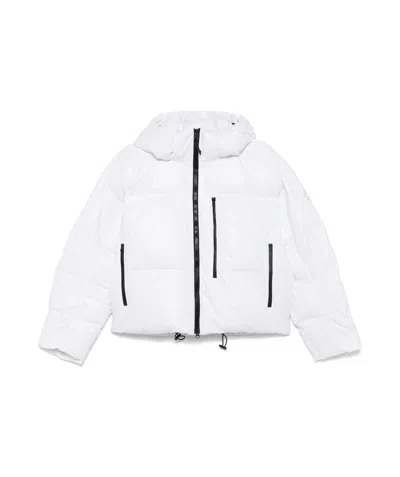 ADIDAS BY STELLA MCCARTNEY ADIDAS BY STELLA MCCARTNEY LOGO PRINTED PUFFER JACKET