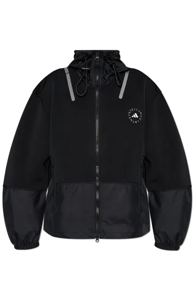 Adidas By Stella Mccartney Truepace Scuba Hoodie In Black