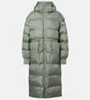 Adidas By Stella Mccartney Wattierter Mantel In Green