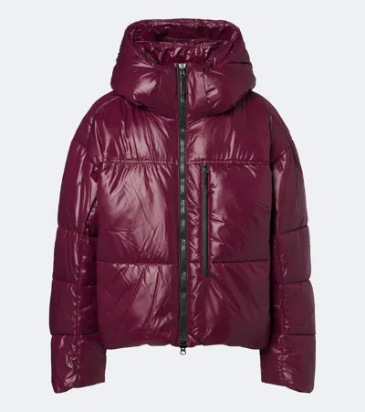 Adidas By Stella Mccartney Adidas Stella Mccartney Maroon Recycled Polyamide Jacket In Burgundy