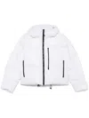 Adidas By Stella Mccartney Hooded Puffer Jacket In White