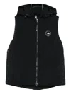 Adidas By Stella Mccartney Adidas By Stella Mc Cartney Hooded Vest In Black