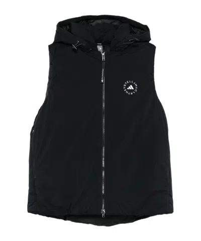 ADIDAS BY STELLA MCCARTNEY HOODED ZIP-FRONT WAISTCOAT
