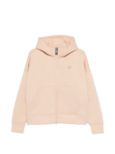 Adidas By Stella Mccartney Hooded Zip Jacket In Pink