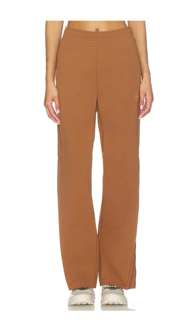 Adidas By Stella Mccartney Knitted Track Pants In Brown