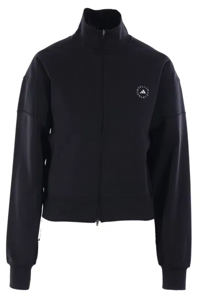 Adidas By Stella Mccartney Knitted Track Top In Black