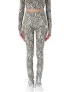 Adidas By Stella Mccartney Leggings Snake Print In Animal Print