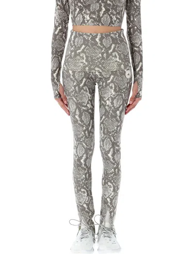 Adidas By Stella Mccartney Leggings Snake Print In Animal Print