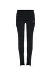 Adidas By Stella Mccartney Truestrength Logo-jacquard Recycled Stretch-jersey Leggings In Black