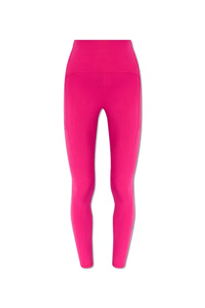 Adidas By Stella Mccartney Leggings With Logo In Fuchsia