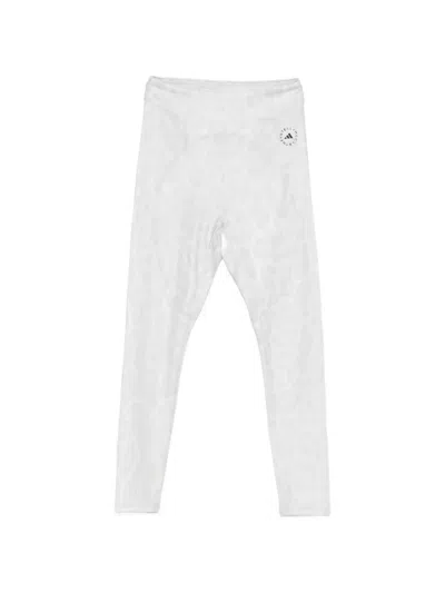 Adidas By Stella Mccartney Leopard-print Leggings In White