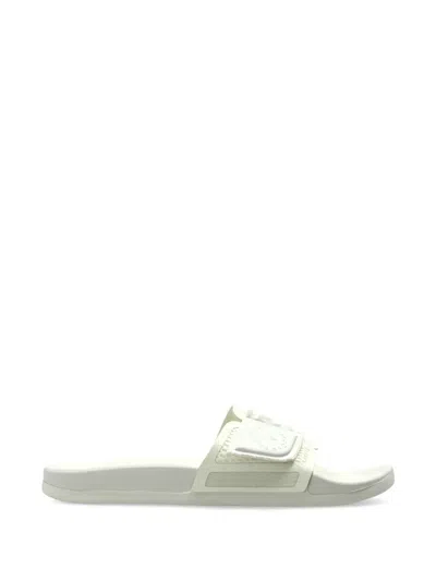 Adidas By Stella Mccartney Leopard-print Touch-strap Sandals In Neutral