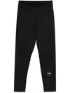 Adidas By Stella Mccartney Adidas By Stella Mc Cartney Logo 7/8 Leggings In Black