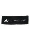 Adidas By Stella Mccartney Logo Patch Headband In Black