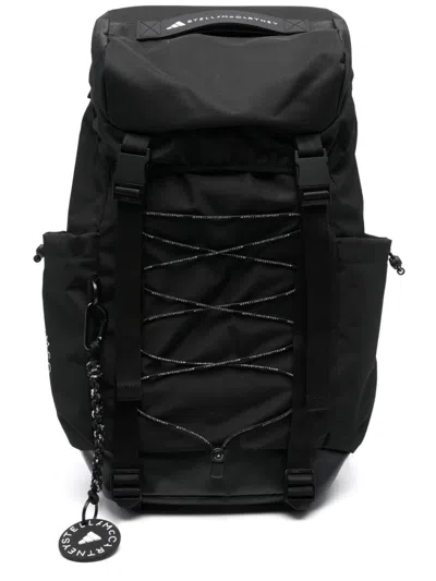 Adidas By Stella Mccartney Logo Backpack In Black