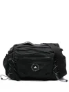 Adidas By Stella Mccartney Logo Bumbag In Black