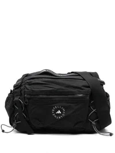 Adidas By Stella Mccartney Logo Bumbag In Black