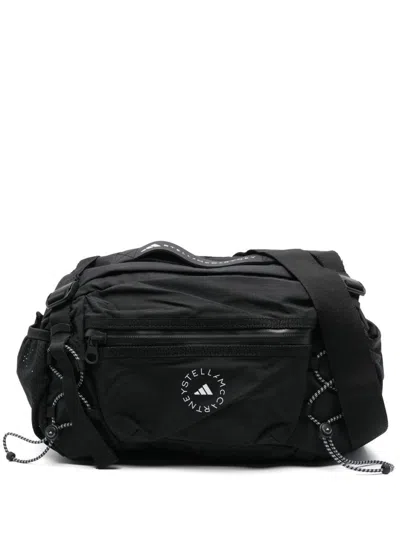 Adidas By Stella Mccartney Logo Bumbag In Black