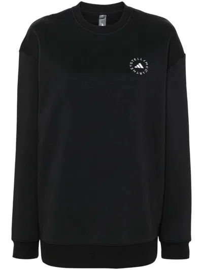 Adidas By Stella Mccartney Logo Cotton Blend Sweatshirt