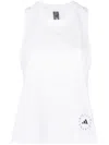 Adidas By Stella Mccartney Logo Cotton Blend Tank Top