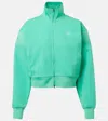Adidas By Stella Mccartney Logo Cropped Jacket