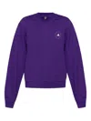 Adidas By Stella Mccartney Logo-detail Sweatshirt In Gold