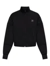 Adidas By Stella Mccartney Logo-detail Zip-up Jacket In Black