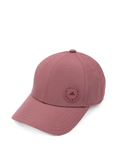 Adidas By Stella Mccartney Logo Embroidered Baseball Cap In Rose