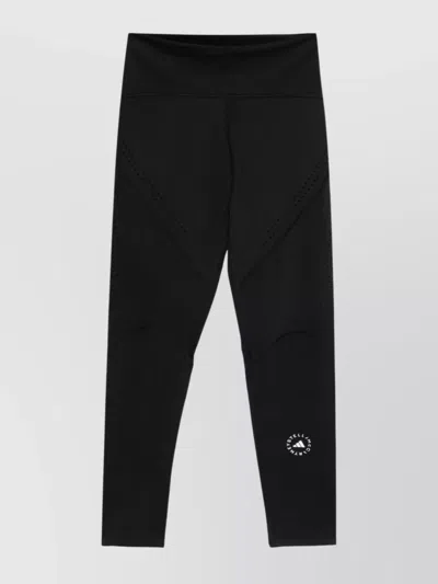 Adidas By Stella Mccartney Logo High Waistband Leggings In Black